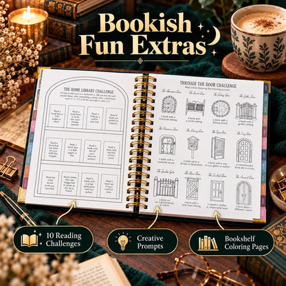 Midnight Study Hardcover Reading Planner for Book Lovers🌟Buy 2 Free Shipping