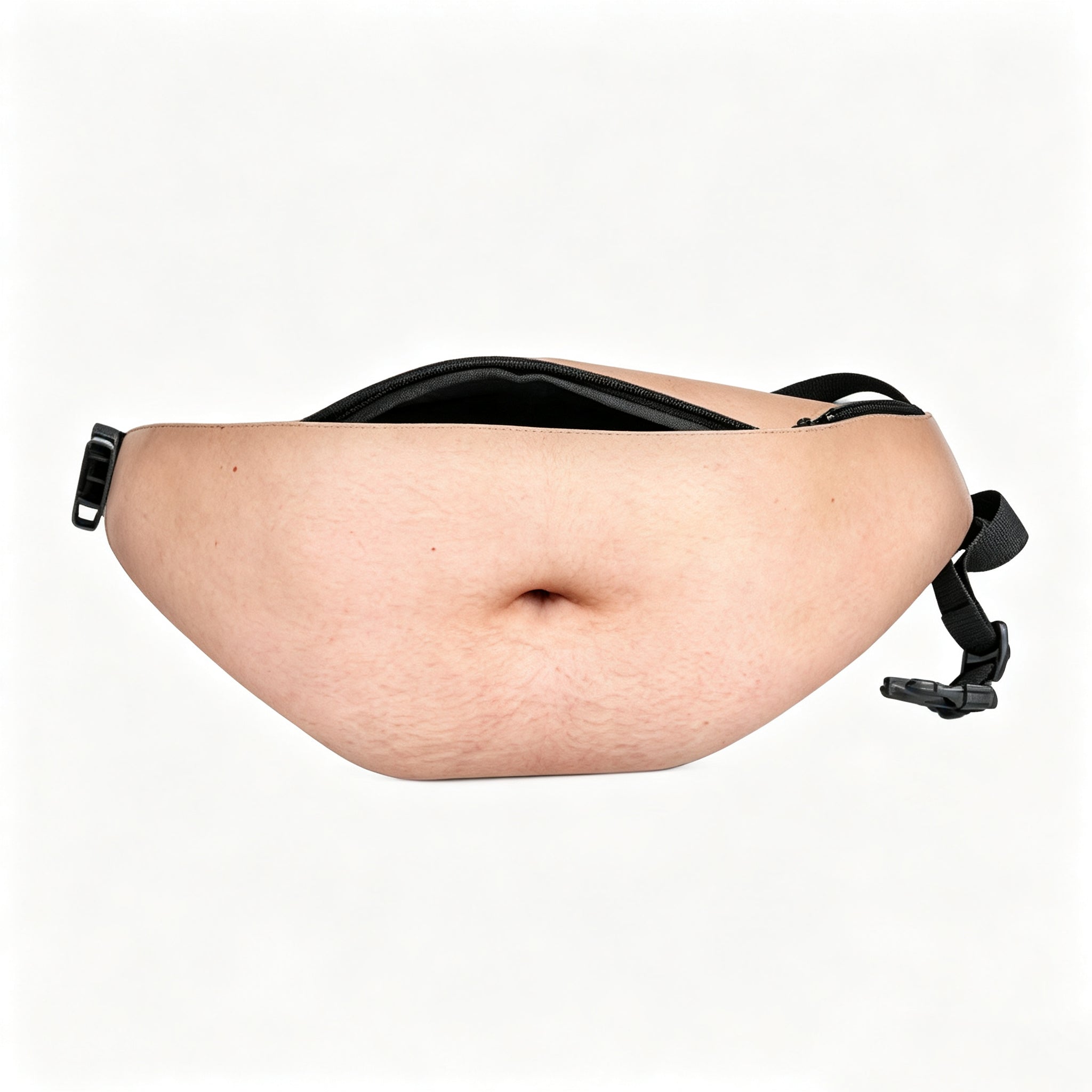 😂 HOT SALE | Funny Dad Bod Belly Fanny Pack – Fake Beer Belly Waist Bag with Real Storage for Parties & Gifts