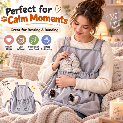 Hot sales🔥Cat Holding Apron with Paw Openings