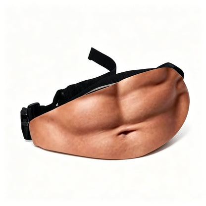 😂 HOT SALE | Funny Dad Bod Belly Fanny Pack – Fake Beer Belly Waist Bag with Real Storage for Parties & Gifts