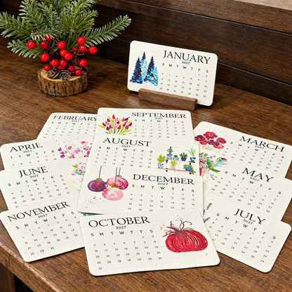 🌱Eco-Friendly Plantable 'Timeless' Seed Calendar 2027 ✨ Plan•Plant•Grow•Enjoy