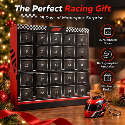 🏁  25-Day Formula Racing Advent Calendar – Ultimate Christmas Countdown for Racing Fans