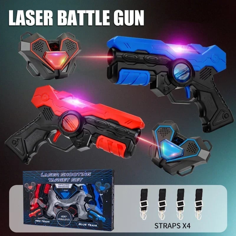 🚀 Laser Battle Gun Set — Bring the Ultimate Battle Experience Home!
