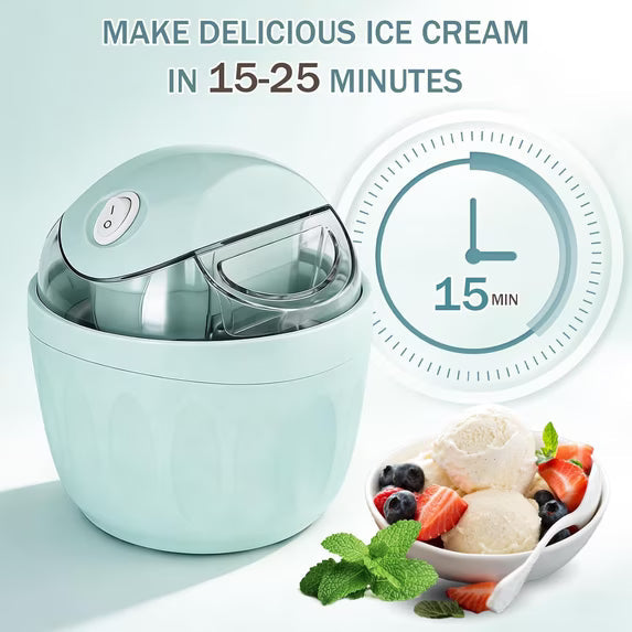 🍨 Mini Homemade Ice Cream Maker-Personal Frozen Dessert Machine