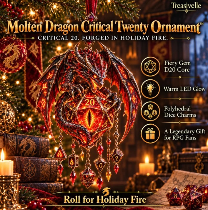 Glow Dragon Wind Chime – Illuminated Fantasy Hanging Decor with 6 Dragon Designs