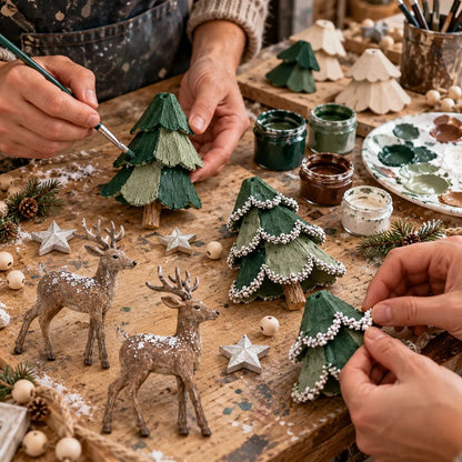 🔥LAST DAY 49% OFF ✨ Enchanted Lighted Woodland Christmas Garland