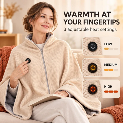 🔥 Wearable Heated Blanket – Cozy Hands-Free Warmth