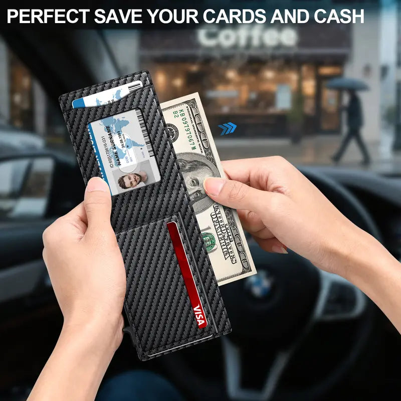 Hot sales🔥Men's RFID Minimalist Bifold Wallet