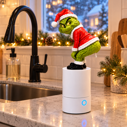 🔥Last day 50% OFF🎄🎅Funny Christmas Santa Butt Soap Dispenser – Automatic Foaming Hand Soap Pump with Toot Sound Effect