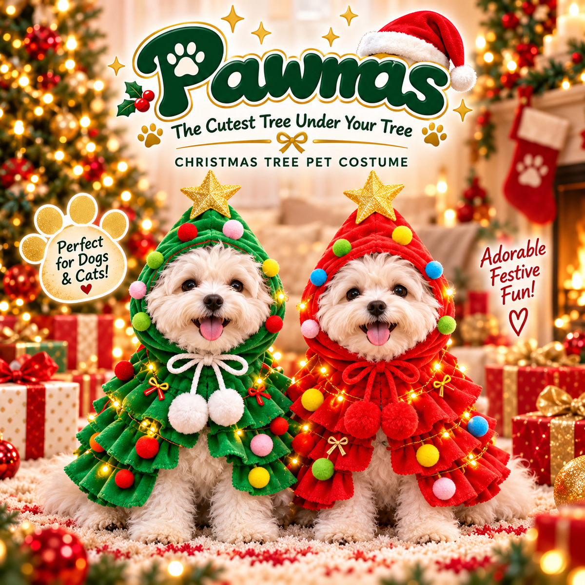 Christmas Tree Pet Costume