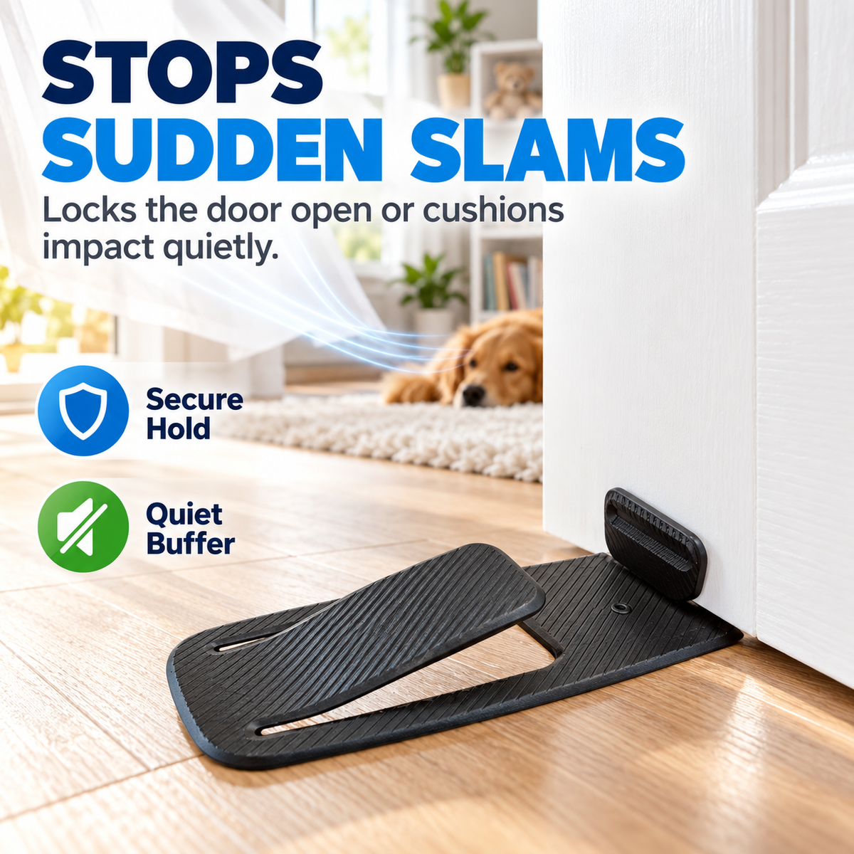 🔥Last Day 50% OFF – 🚪 No-Punch Heavy Duty Door Stopper & Wall Protector 🛡️