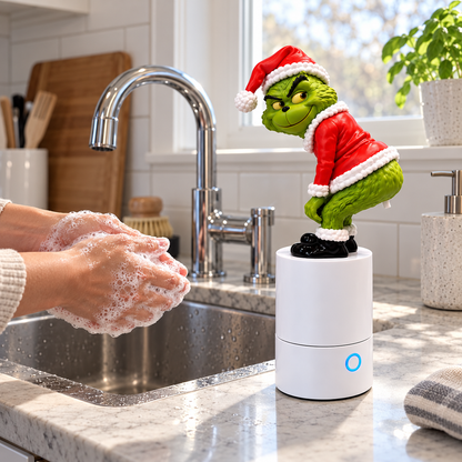 🔥Last day 50% OFF🎄🎅Funny Christmas Santa Butt Soap Dispenser – Automatic Foaming Hand Soap Pump with Toot Sound Effect
