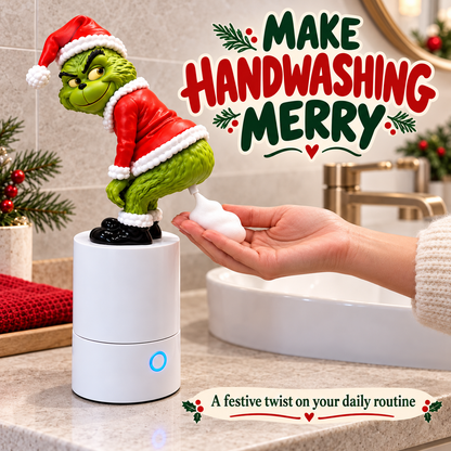 🔥Last day 50% OFF🎄🎅Funny Christmas Santa Butt Soap Dispenser – Automatic Foaming Hand Soap Pump with Toot Sound Effect