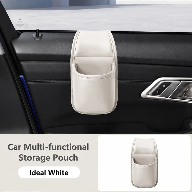 ? Car Phone Storage Pocket – Slim Organizer for Phones, Keys & Cards
