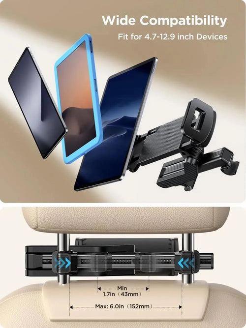 JR-ZS369 Car Headrest Tablet Holder