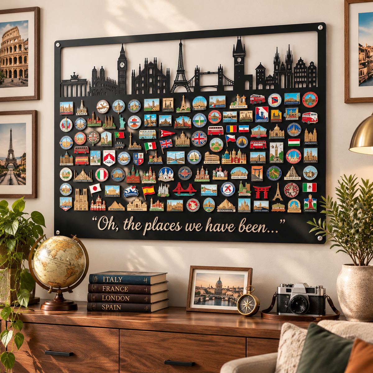 🌍✈️Travel Magnet Display Board