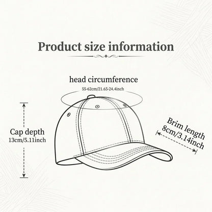 🦈 Shark Bite Baseball Cap | Embroidered Shark • Bite-Shaped Frayed Brim