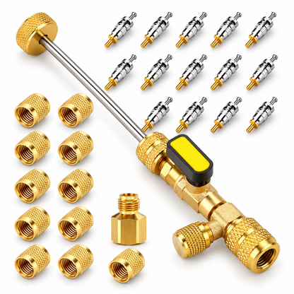 Hot sales🔥R134A Valve Core Remover & Installer Kit – A/C Service Tool Set
