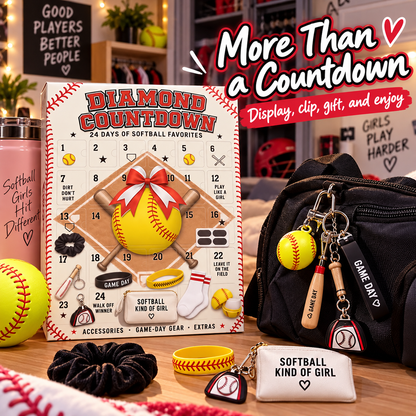 🥎 24-Day Softball Advent Calendar 🎄 | Daily Surprises & Game-Day Accessories for Softball Girls 🎁