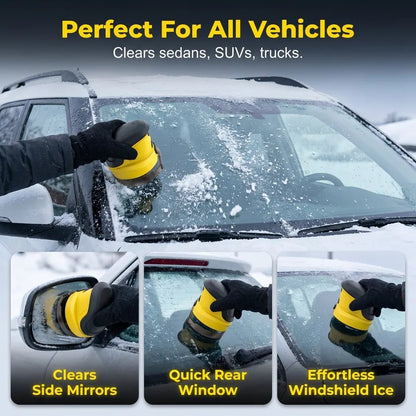 ❄️ Electric Windshield Ice Scraper – Cordless USB Rechargeable, 1600RPM High-Speed Ice Removal