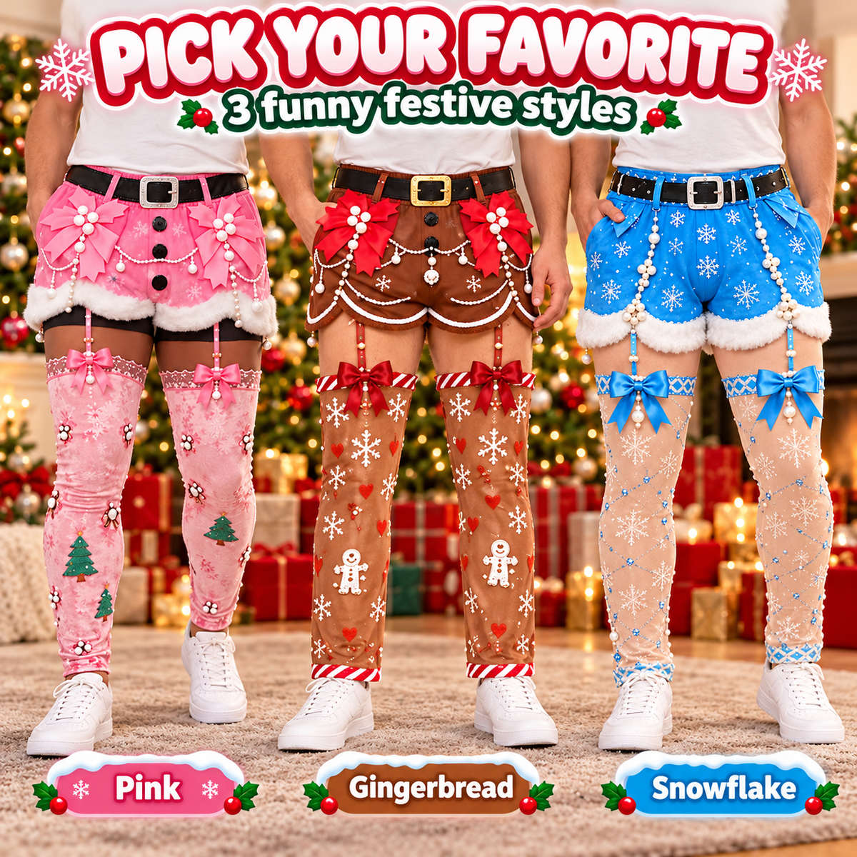 Funny Christmas Party Pants