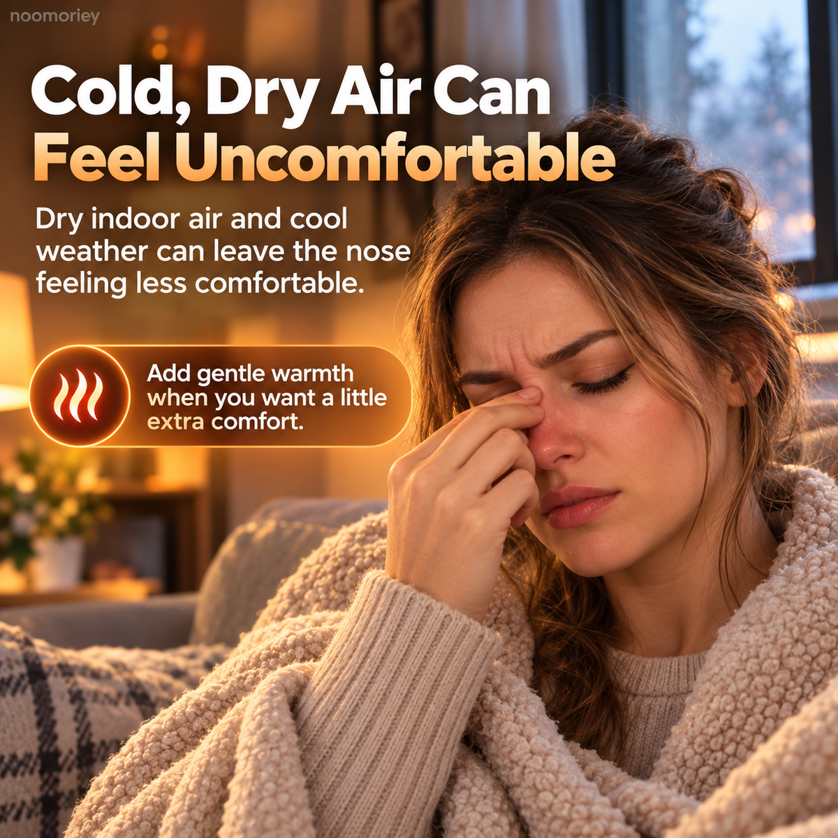 🔥 Last Day 50% OFF - Rechargeable Heated Nasal Pad – 3 Heat Levels & Hands-Free Comfort