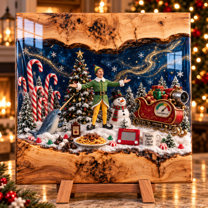 Handmade Christmas Cutting Board