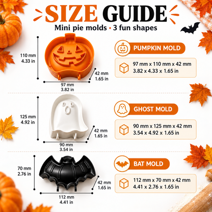 Hot sales🔥3-Pack Halloween Hand Pie Molds