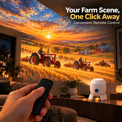⏳🚜 Tractor & Farm Scene Room Projector – Wall & Ceiling Décor for Tractor Lovers