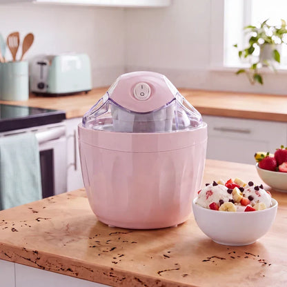 🍨 Mini Homemade Ice Cream Maker-Personal Frozen Dessert Machine