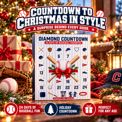 ⚾Diamond Countdown Baseball Advent Calendar – 24 Days of Baseball Surprises