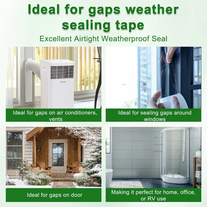 Clear Window & Door Sealing Tape – Waterproof & Draft-Resistant