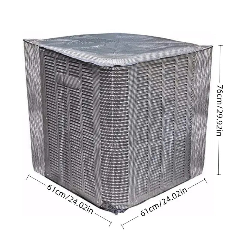 🌿 Breathable Outdoor AC Mesh Cover – Dust & Debris Protection