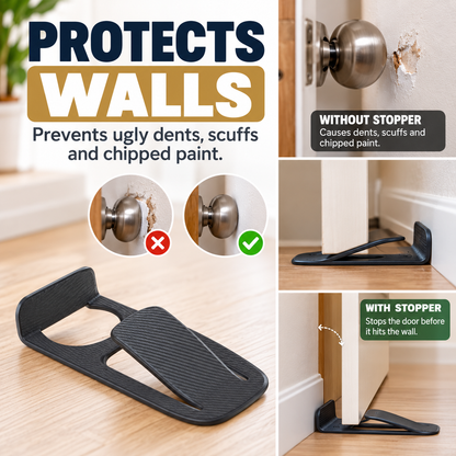 🔥Last Day 50% OFF – 🚪 No-Punch Heavy Duty Door Stopper & Wall Protector 🛡️