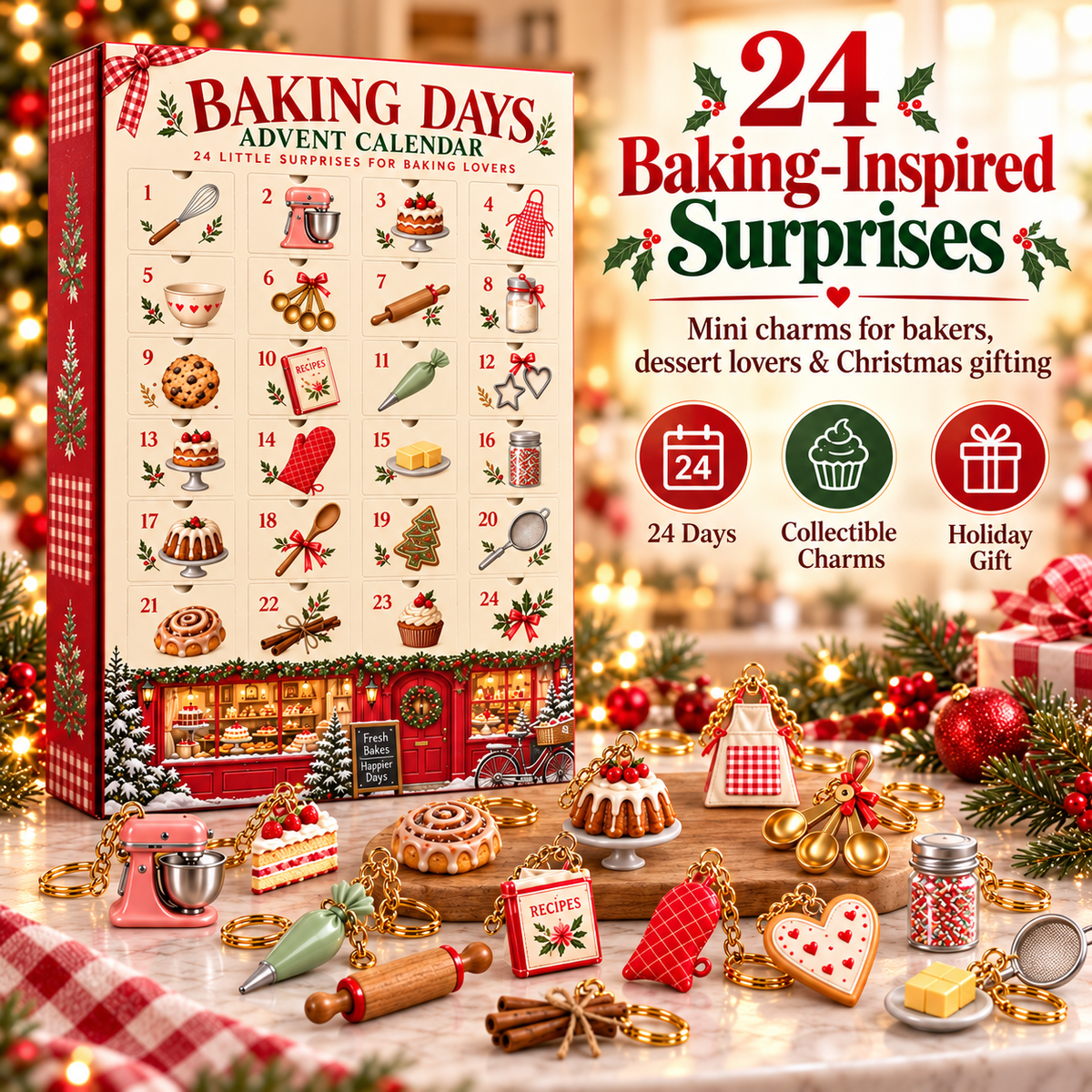 Baking Days 2026 Advent Calendar 24-Piece Set