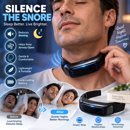 Dispositivo de cuello – Soporte simple para ronquidos al dormir