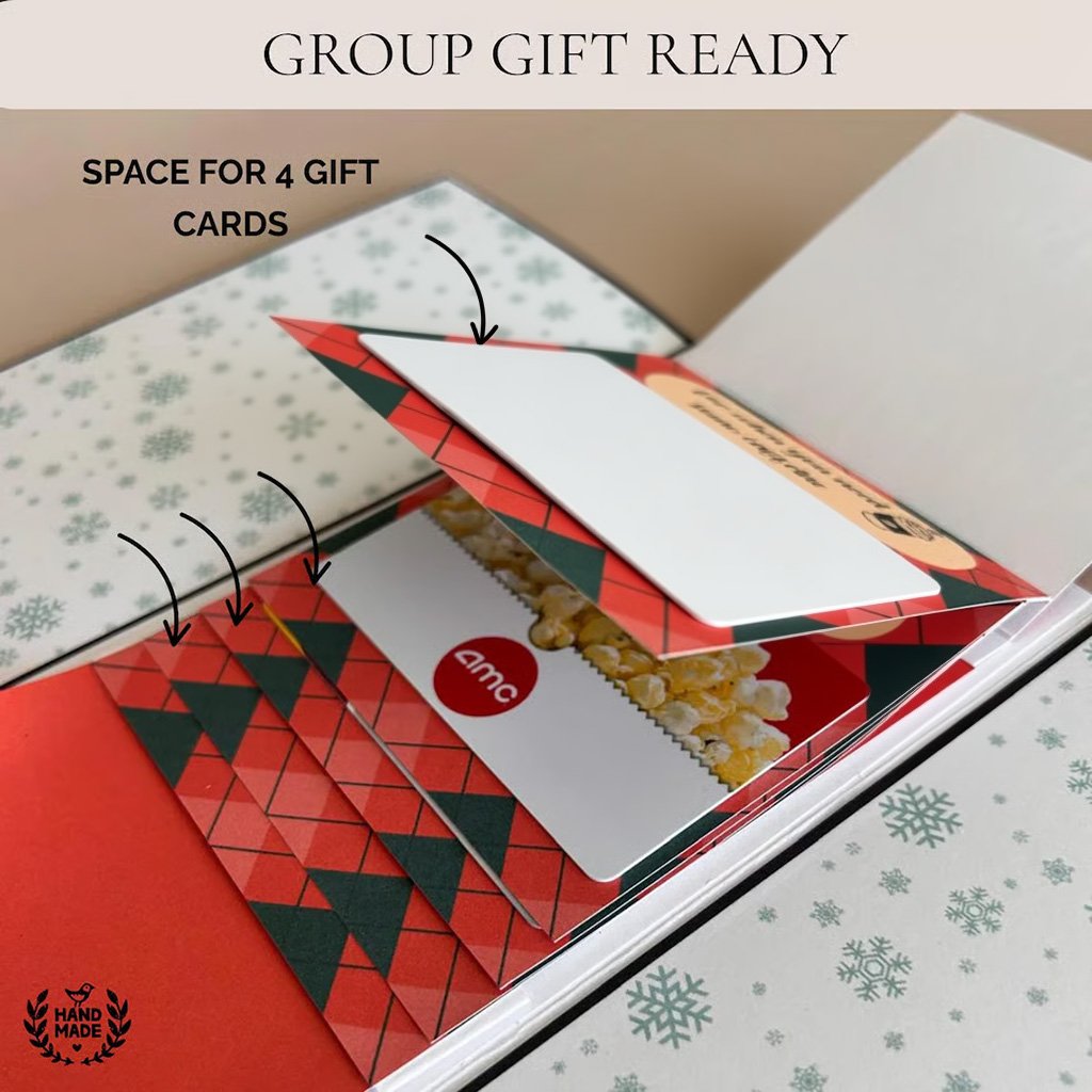🔥LAST DAY 50% OFF - 2026 New 🎅💳 Waterfall Christmas Gift Card Booklet ✨