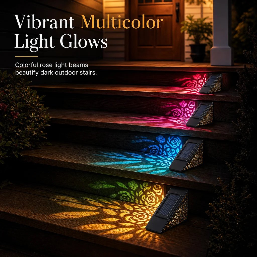 💡 Save 50%!☀️ Solar Step Light – For stairs, decks & pathways✨