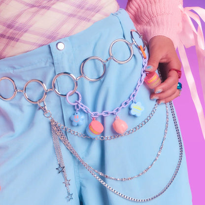 💜 Surprise Bracelet with Mini Beauty Products | Clip-On Bag Charm, Y2K Pastel Style