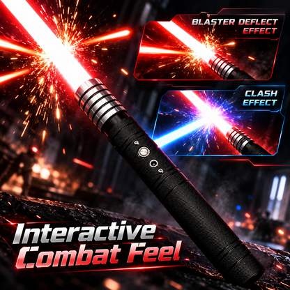 Professional Metal Extendable LED Lightsaber – 78cm, 100+ Colors, 10 Sound Effects, Motion Sensor & USB-C Charging