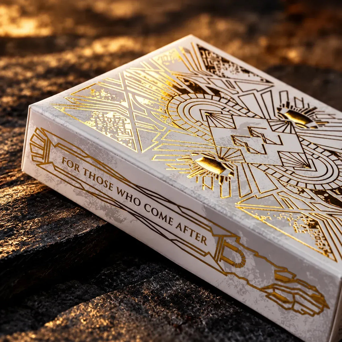 🃏 Gold-Foil Art Deco Playing Cards | Black & Ivory Editions