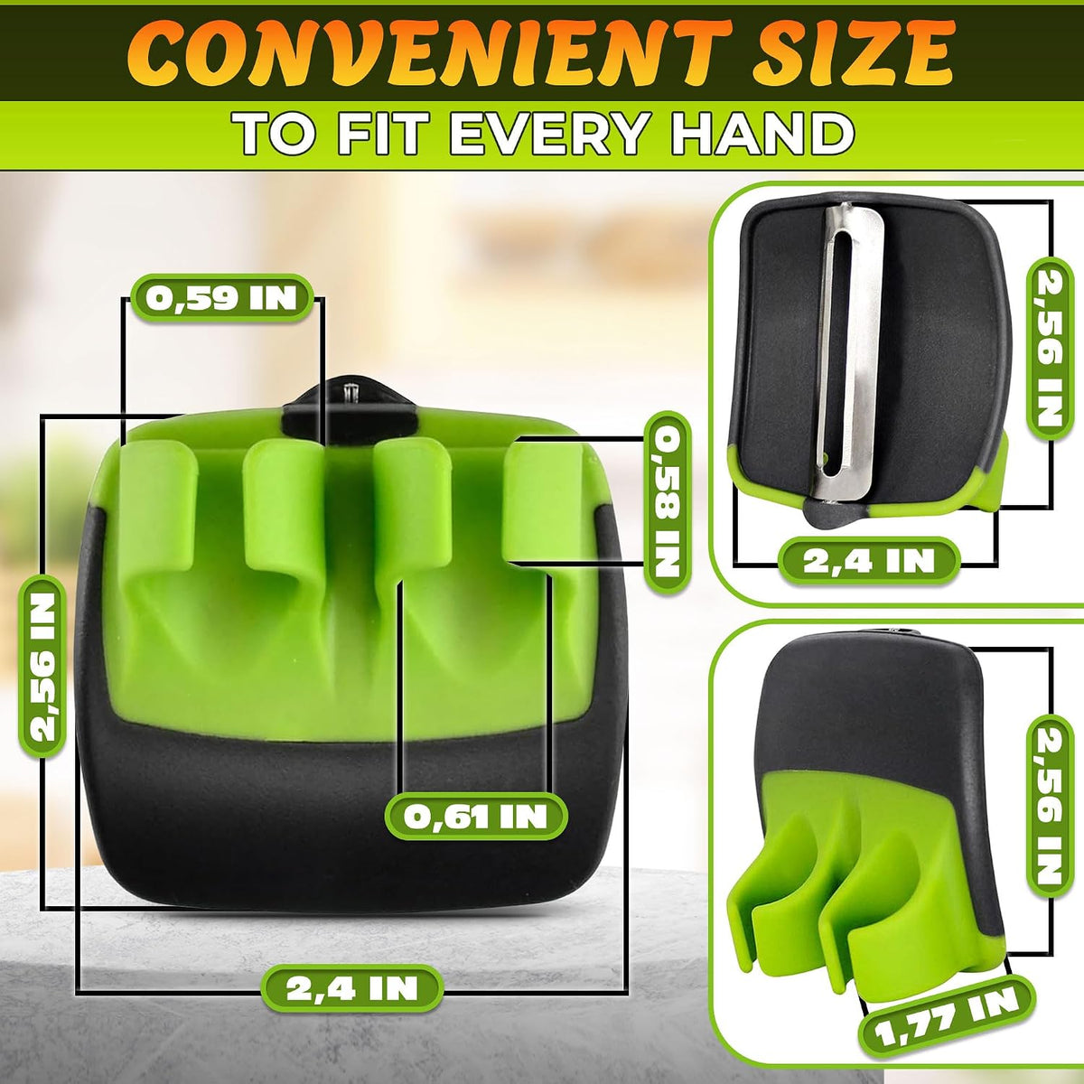 🔥HOT SALE 49% OFF - 🥔Palm Vegetable Peeler – Soft Grip Handheld Fruit & Veggie Peeler