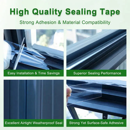Clear Window & Door Sealing Tape – Waterproof & Draft-Resistant