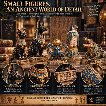 🐈‍⬛🏺24 Days of Ancient Egypt – Sacred Animals & Guardians Collection ✨