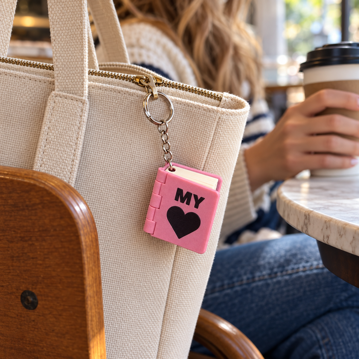 🔥Last Day 50% OFF-📖 Mini Photo Book Keychain – Keep Your Favorite Memories Close
