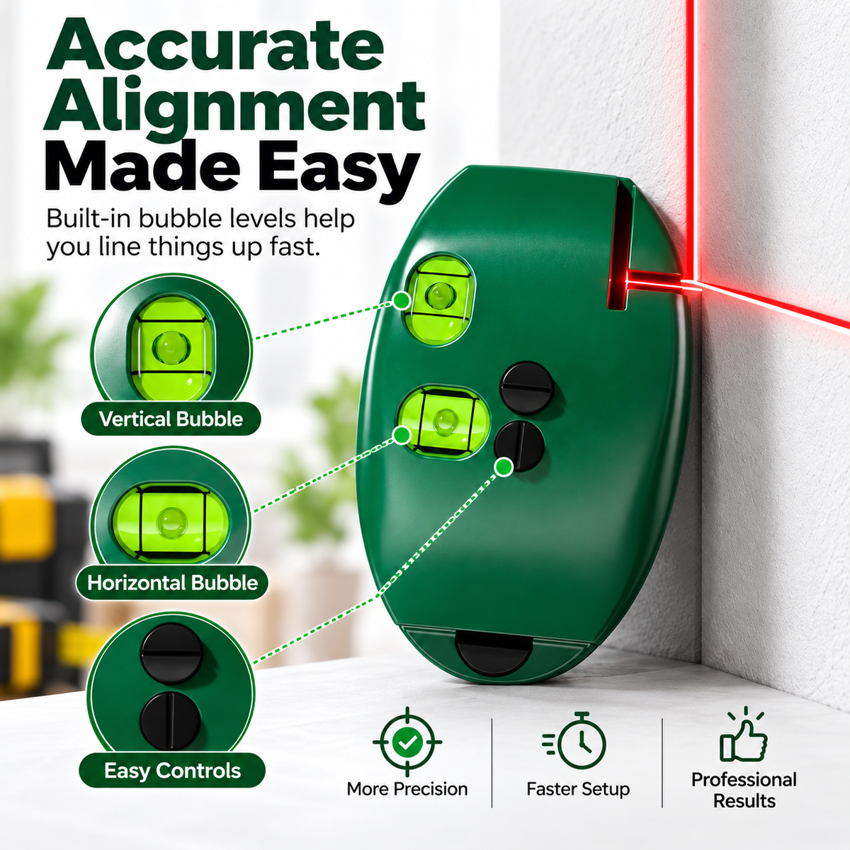 90° Red Laser Level