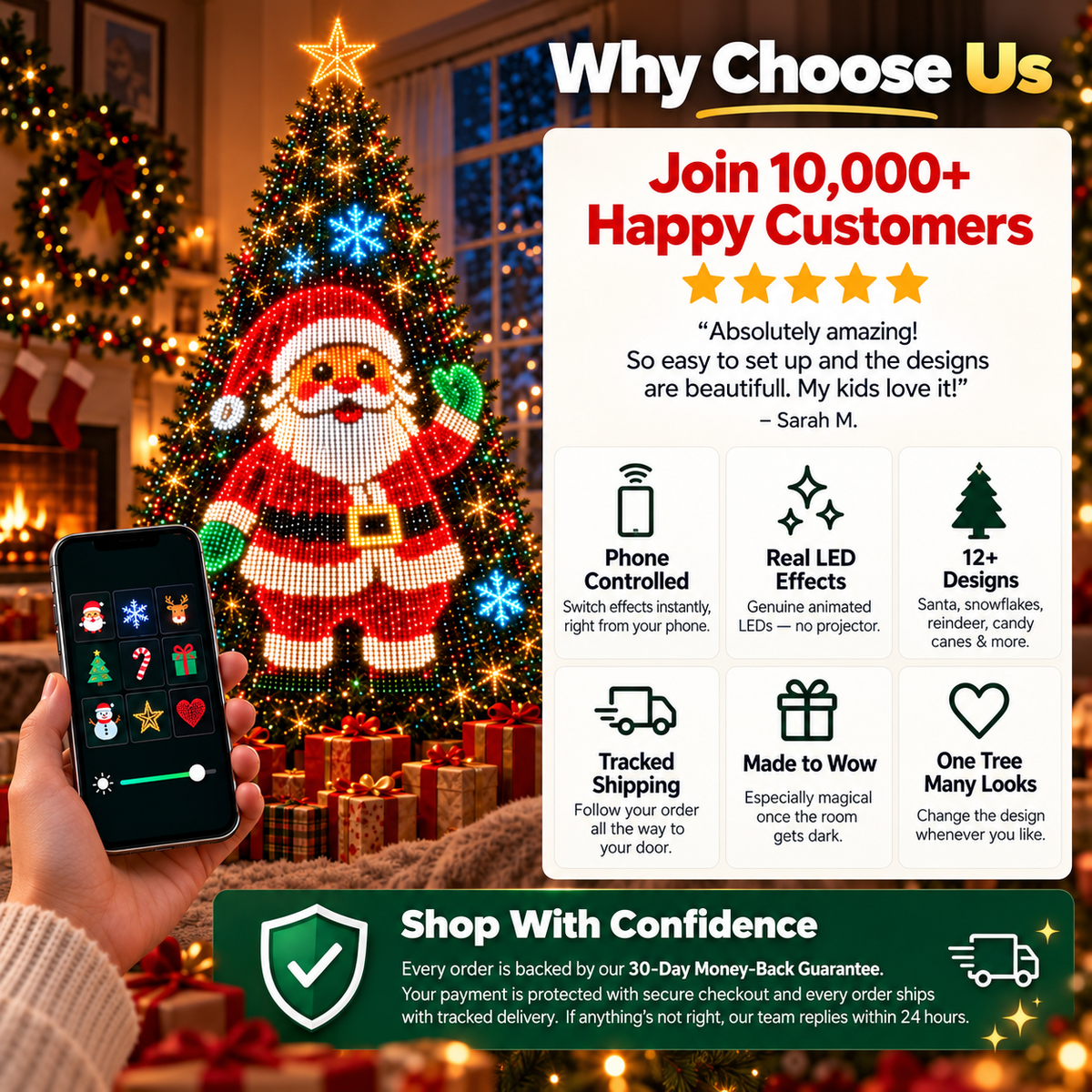 Smart Animated Christmas Tree Lights