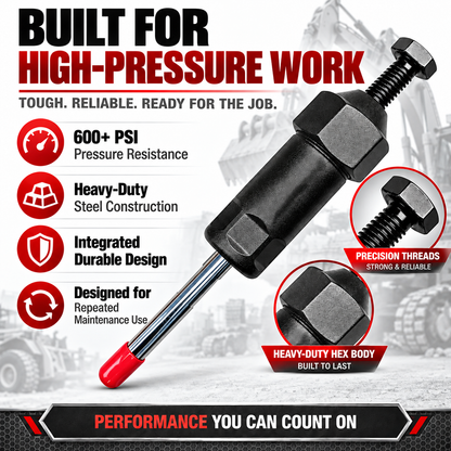 Hot sales🔥Heavy Duty Grease Fitting Unclogger Tool – M6/M8/M10, 600 PSI