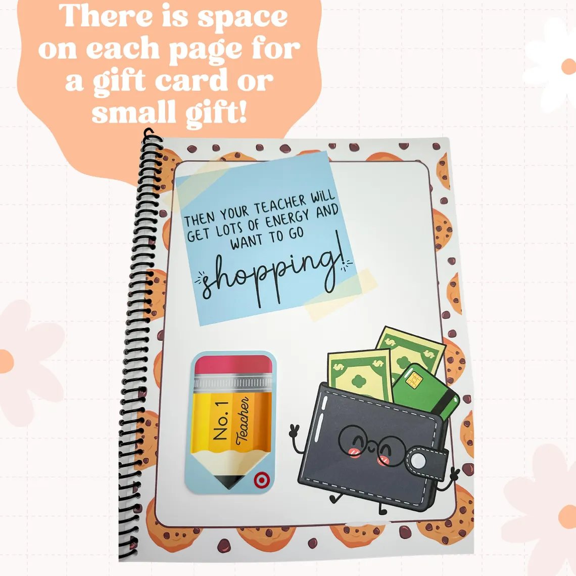 “If You Give A Teacher A Cookie” Gift Card Book🍪❤