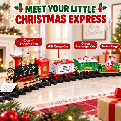 🔥Last Day 50% OFF🎄🚂 Christmas Magic Express – Around-the-Tree Train Set